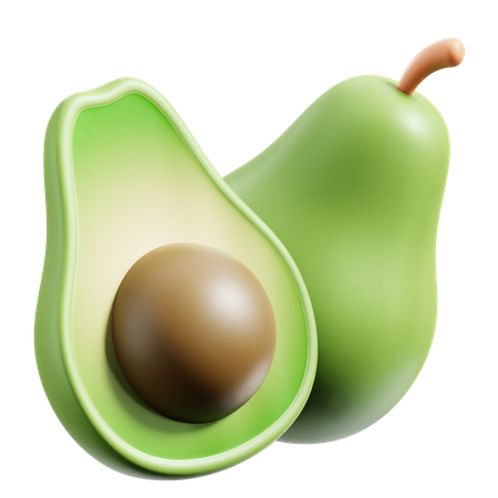 Avocado  3D Icon