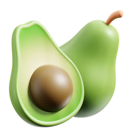 Avocado  3D Icon