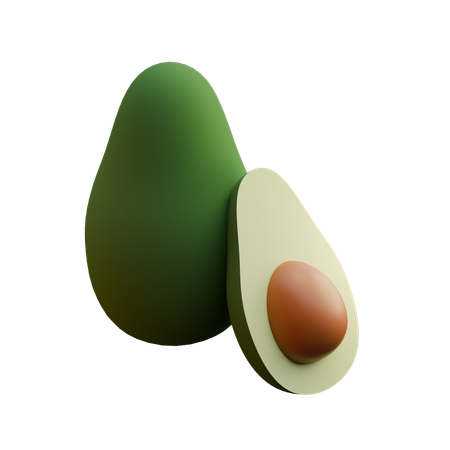 Avocado  3D Icon