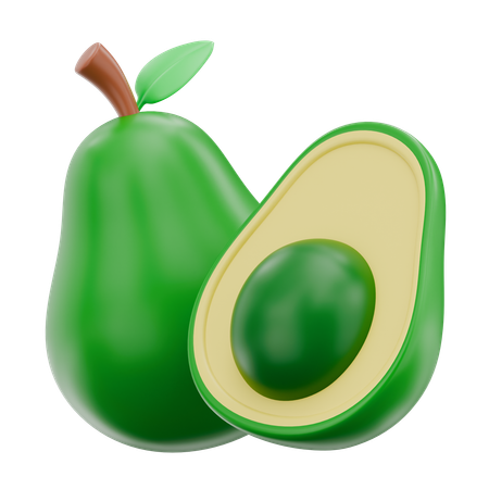 Avocado  3D Icon