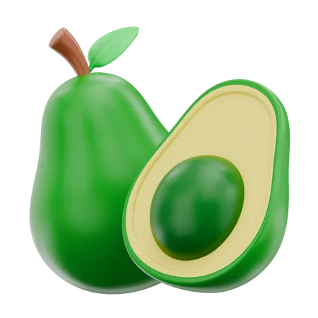 Avocado  3D Icon