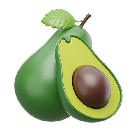 Avocado  3D Icon