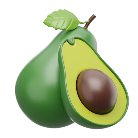 Avocado  3D Icon