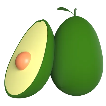 Avocado  3D Icon