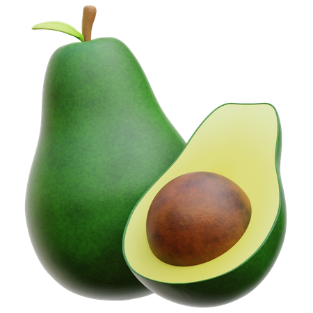 Avocado  3D Icon