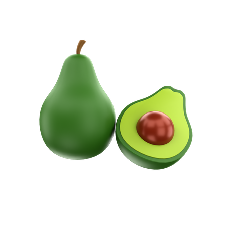 Avocado  3D Icon