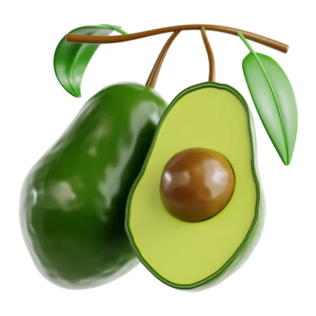 Avocado  3D Icon