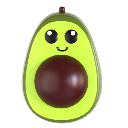 Avocado  3D Icon