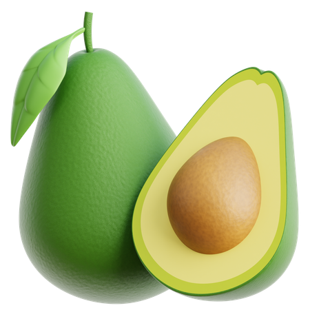 Avocado  3D Icon