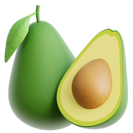 Avocado  3D Icon