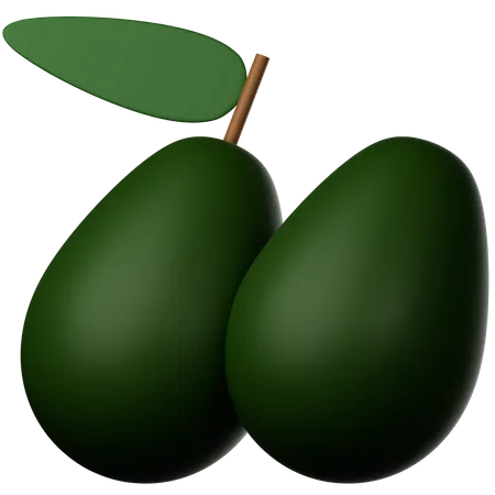 Avocado  3D Icon