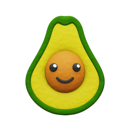 Avocado  3D Icon