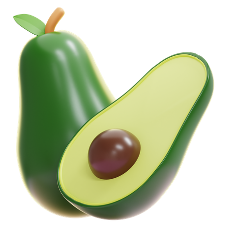 Avocado  3D Icon