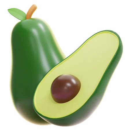 Avocado  3D Icon