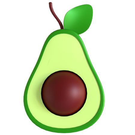 Avocado  3D Icon