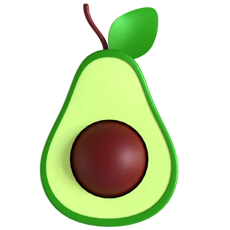 Avocado  3D Icon