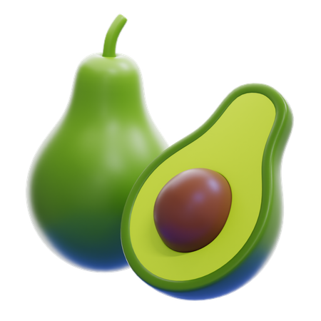 Avocado  3D Icon