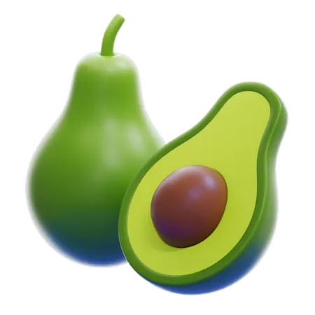 Avocado  3D Icon