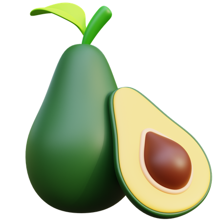 Avocado  3D Icon