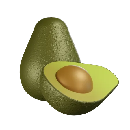 Avocado  3D Icon