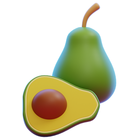 AVOCADO  3D Icon