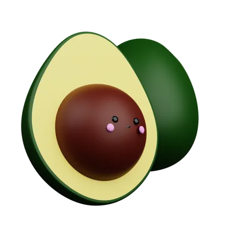 Avocado  3D Icon