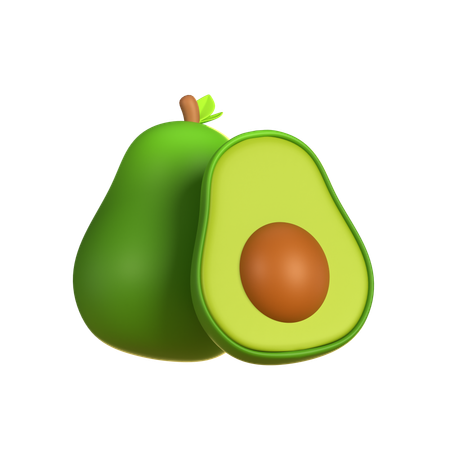 Avocado  3D Icon