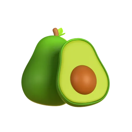 Avocado  3D Icon