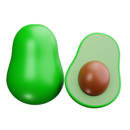 Avocado  3D Icon