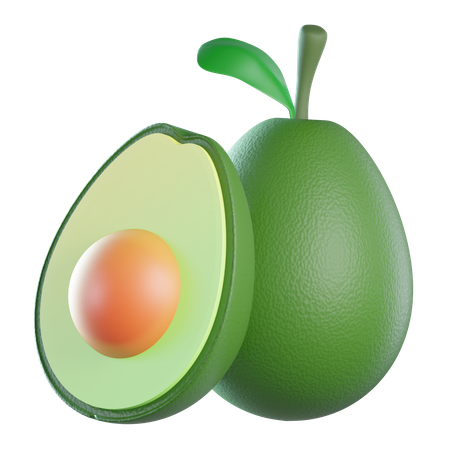 Avocado  3D Icon