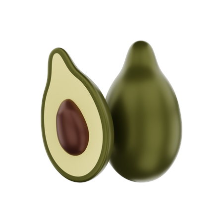Avocado  3D Icon