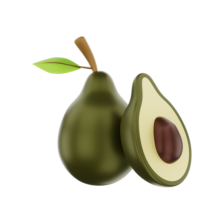 Avocado  3D Icon