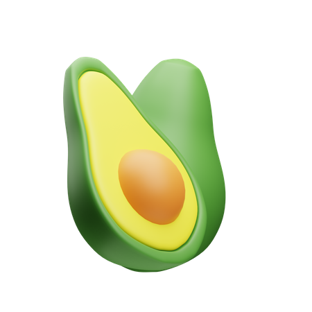 Avocado  3D Icon
