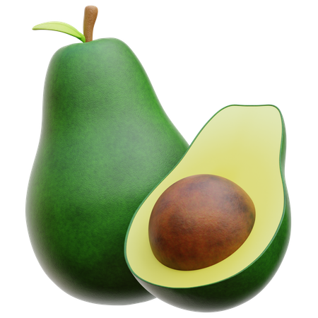 Avocado  3D Icon