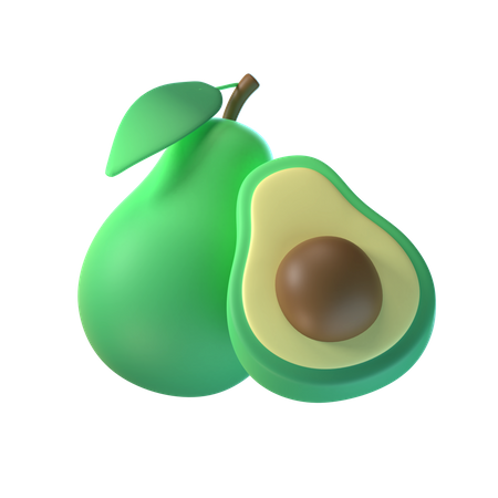 Avocado  3D Icon