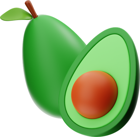 Avocado  3D Icon