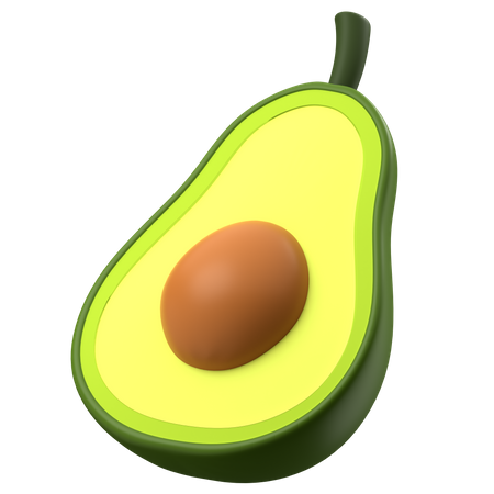 Avocado  3D Icon