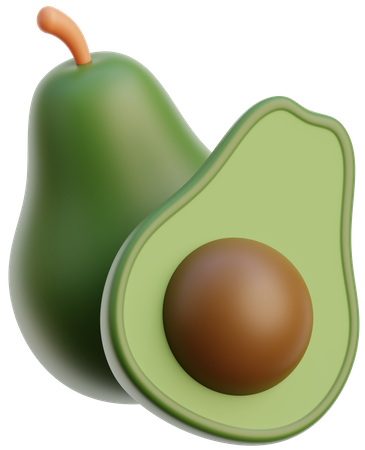 Avocado  3D Icon