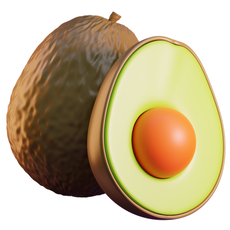 Avocado  3D Icon