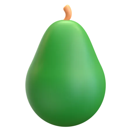 Avocado  3D Illustration