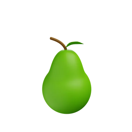 3 D Illustration Of Avocado Fruit 3D Illustration