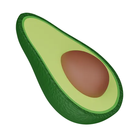 Avocado 3D Icon