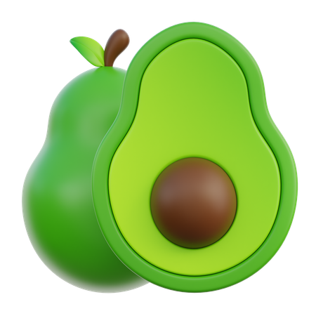 Avocado-Ernährung  3D Icon