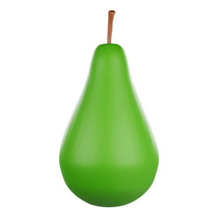 Avocado Fruit 3D Icon
