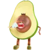 Avocado Having Cold