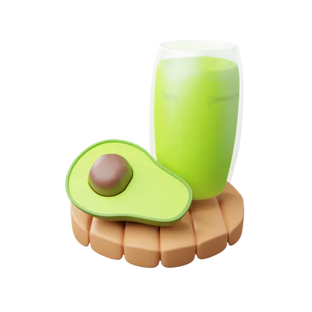 Avocado juice  3D Icon