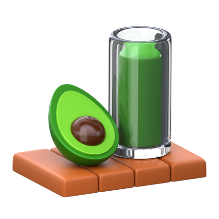 Avocado Juice  3D Icon