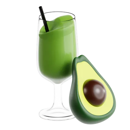 Avocado Juice  3D Icon