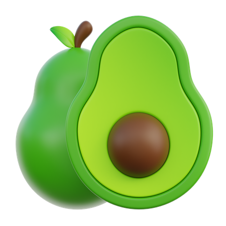 Avocado Nutrition  3D Icon