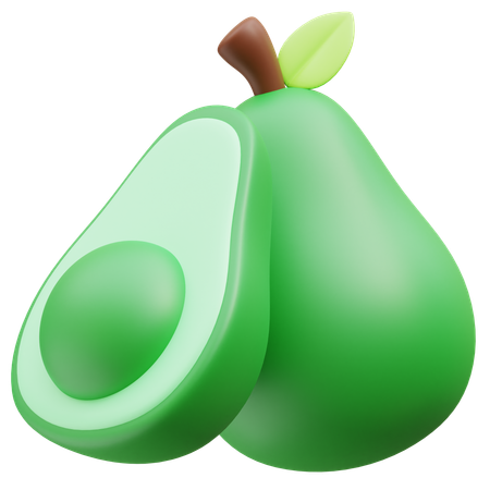 Avocados  3D Icon